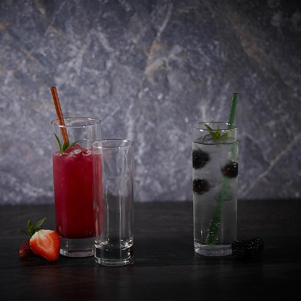 Arcoroc Islande Hi Ball Tubo Glasses 310ml LUKCA-NI 1/2pt (24 Pack)