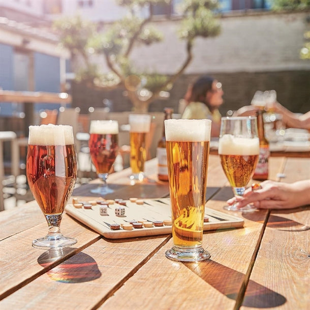 Arcoroc Linz Pilsner Glasses 390ml LUKCA-NI 1/2pt (24 Pack)