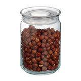 Luminarc Pure Jars with Glasses Lids 1Ltr (6 Pack)