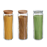Luminarc Pure Spaghetti Jars with Glasses Lids 2Ltr (6 Pack)