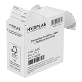 Hygiplas Removable Food Prep Labels 35x35mm (1000 Pack)