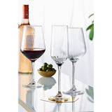 Royal Leerdam Carré Optics Wine Glasses 385ml (6 Pack)