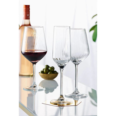 Royal Leerdam Carré Optics Wine Glasses 520ml (6 Pack)