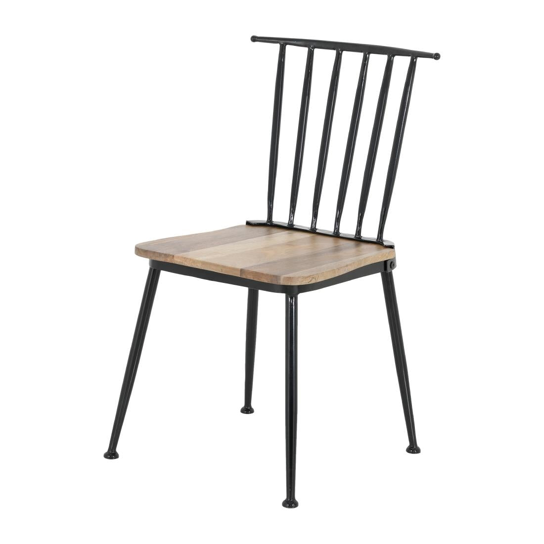 Bolero Alma Slatted Back Chairs (2 Pack)