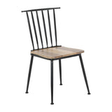 Bolero Alma Slatted Back Chairs (2 Pack)