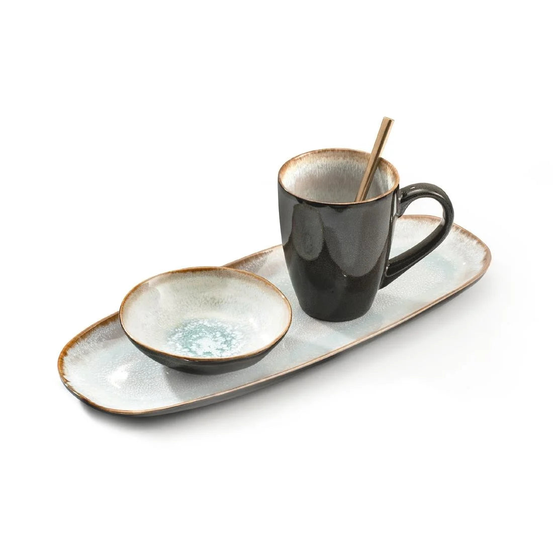 Amefa Médard De Noblat Shadow Aqua Plates 280mm (6 Pack)