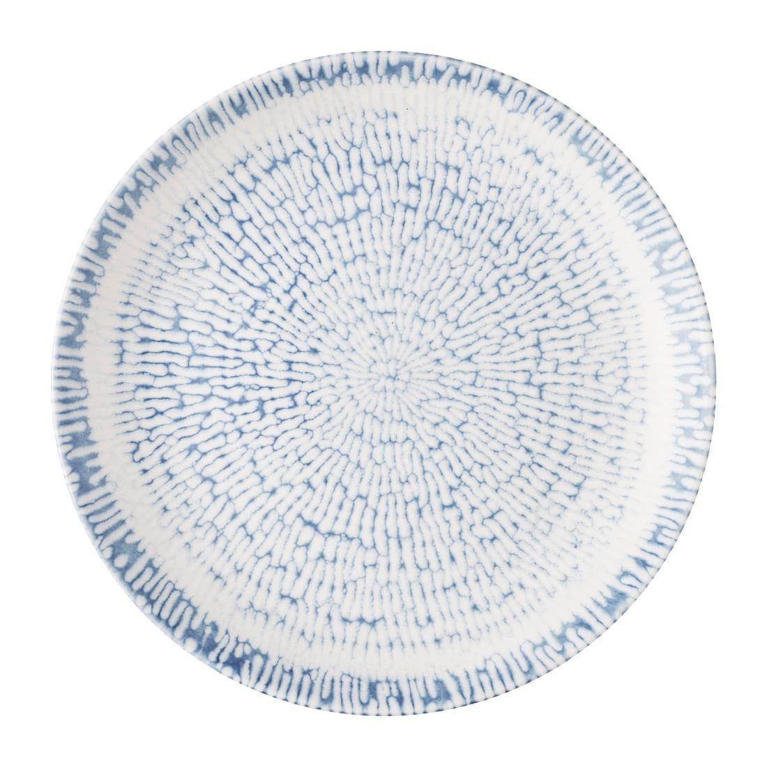 Churchill Cascade Coupe Plates Indigo 217mm (12 Pack)