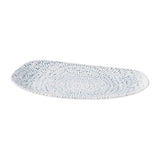 Churchill Cascade Opal Oblong Plates Indigo 350x185mm (6 Pack)