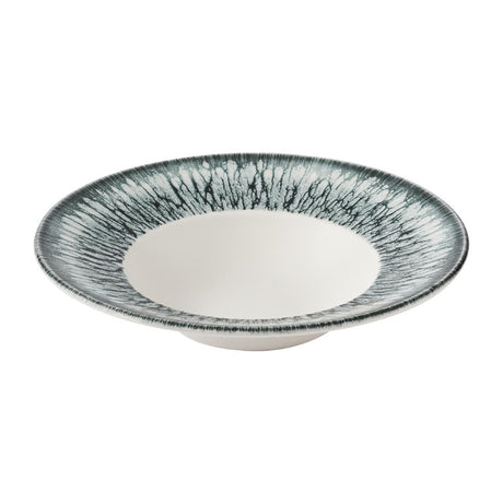 Churchill Inked Lumé Wide Rim Bowls Black 240mm (12 Pack)