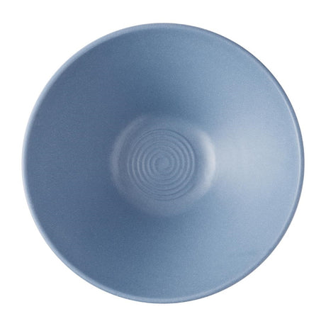 Churchill Emerge Melamine Medium Rippled Bowls Oslo Blue 227mm (6 Pack)