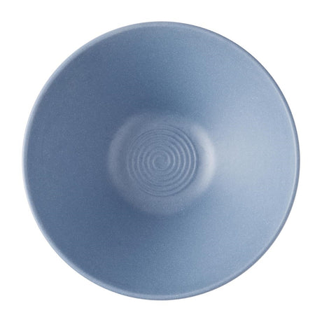 Churchill Emerge Melamine Small Rippled Bowl Oslo Blue 200mm (6 Pack)