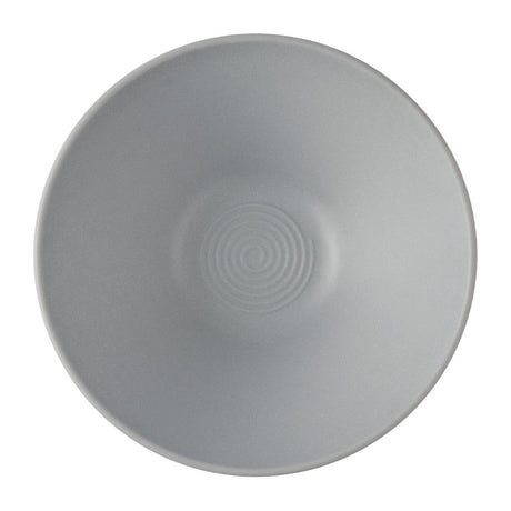 Churchill Emerge Melamine Rippled Small Bowl Seattle Grey 200mm (6 Pack)
