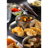 Utopia Artemis Triple Dip Trays Rumbled Steel 225x90mm (12 Pack)