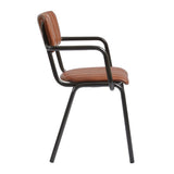 Tavo Stacking Ribbed Armchair Vintage Tan