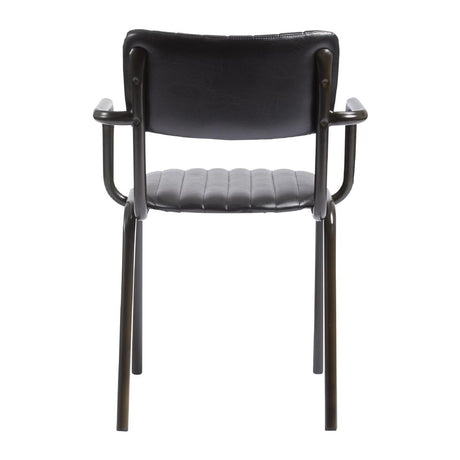 Tavo Stacking Ribbed Armchair Vintage Black