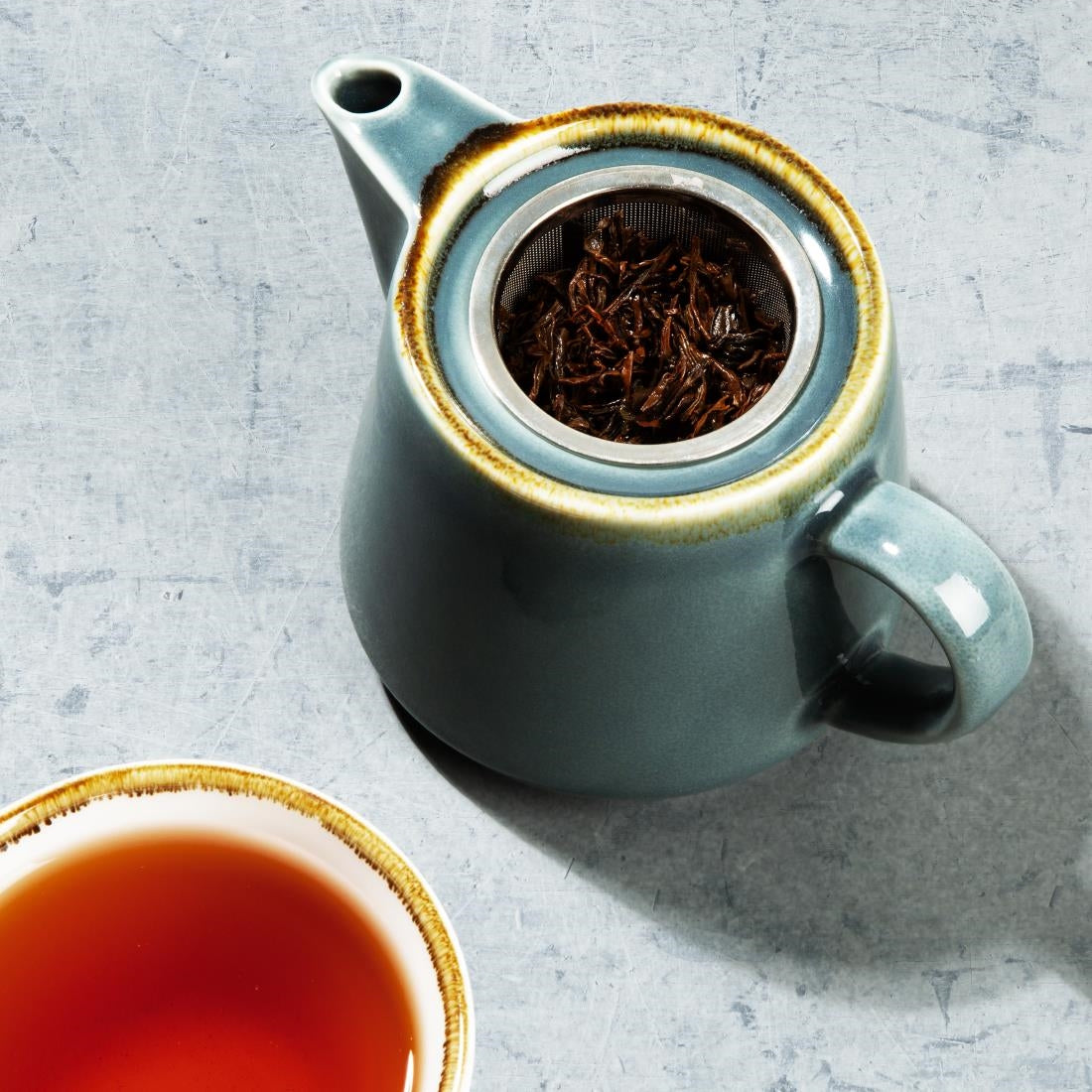 Olympia Kiln Teapots Ocean 650ml (4 Pack)