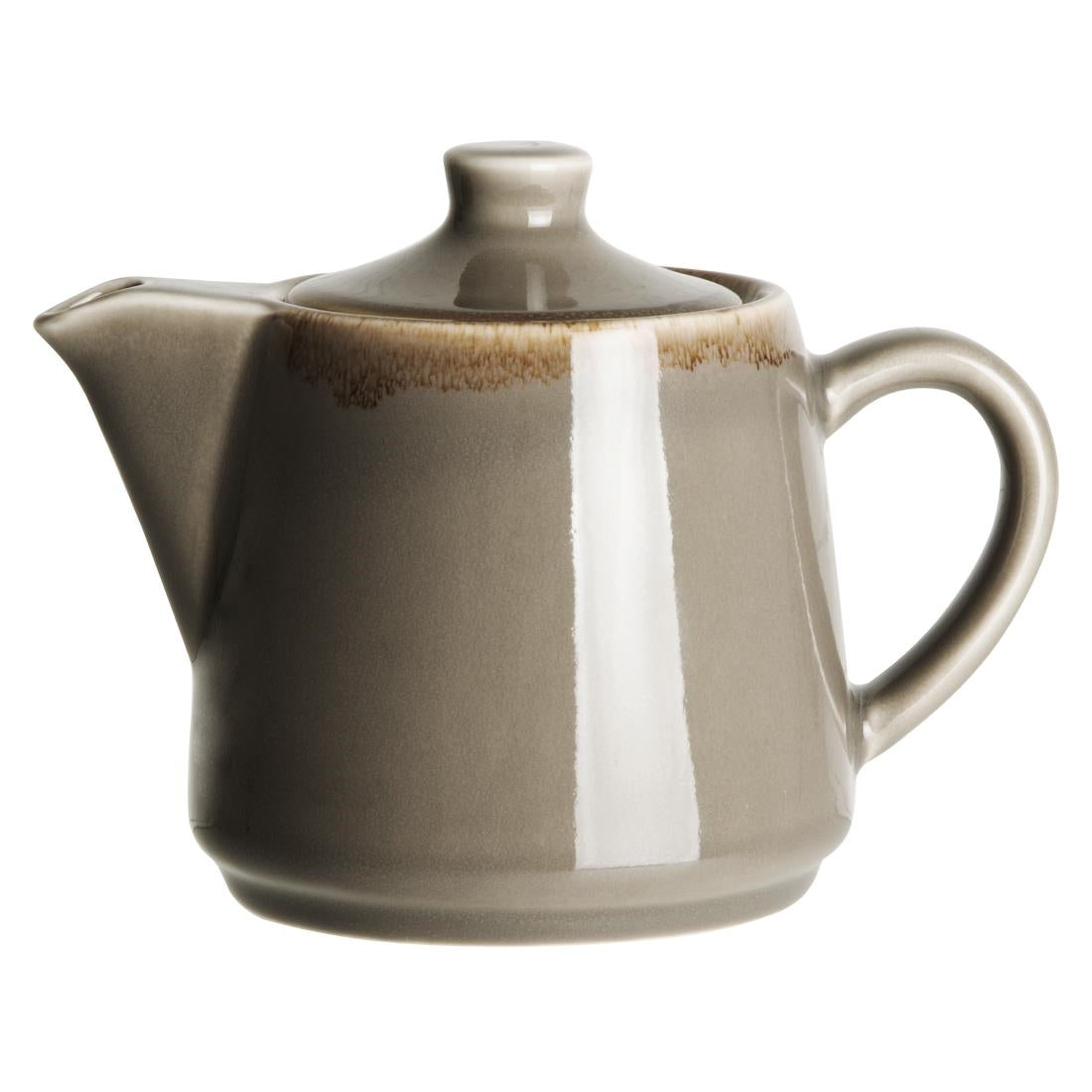 Olympia Kiln Teapots Smoke 650ml (4 Pack)