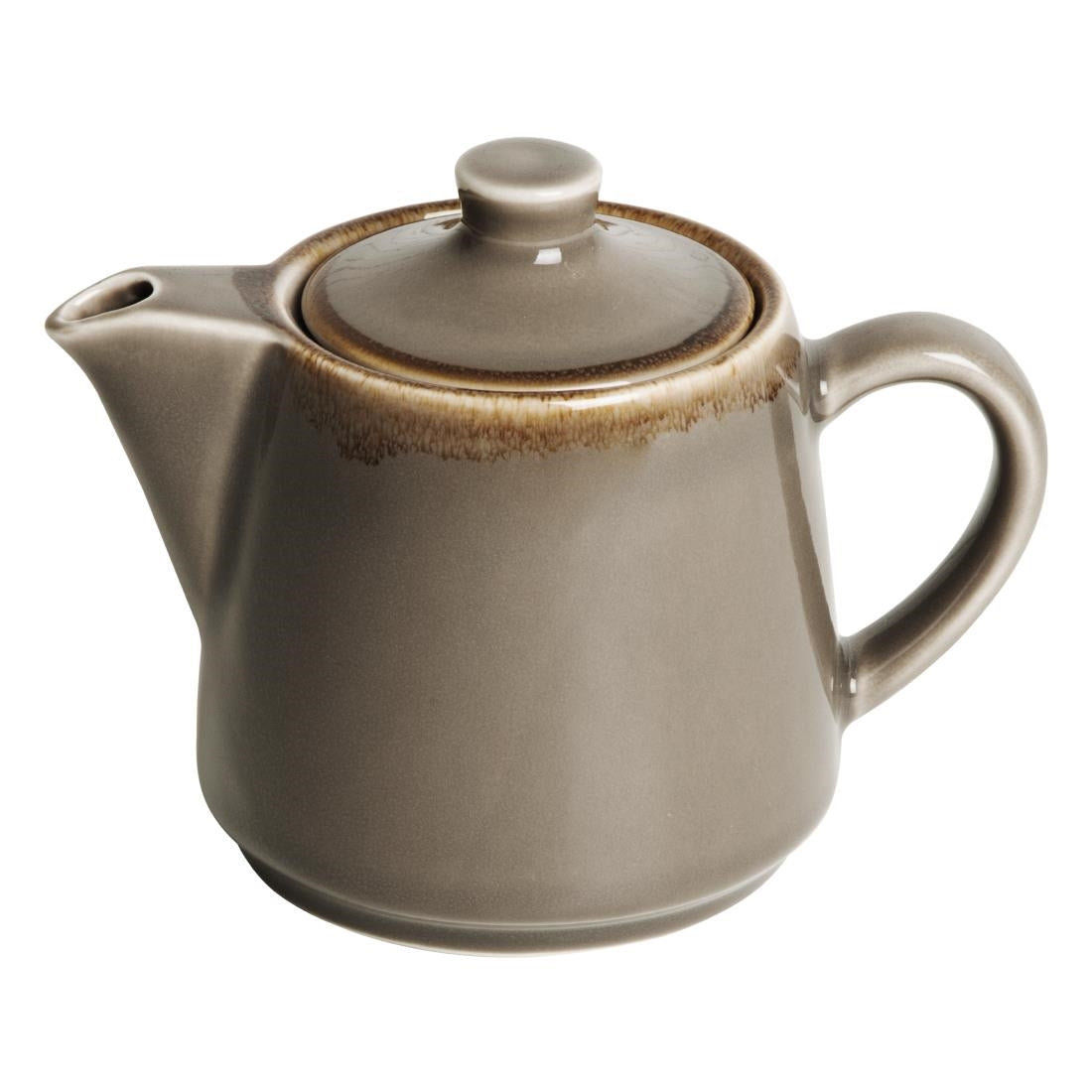 Olympia Kiln Teapots Smoke 650ml (4 Pack)