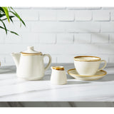 Olympia Kiln Teapots Chalk 650ml (4 Pack)