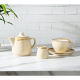 Olympia Kiln Teapots Sandstone 650ml (4 Pack)