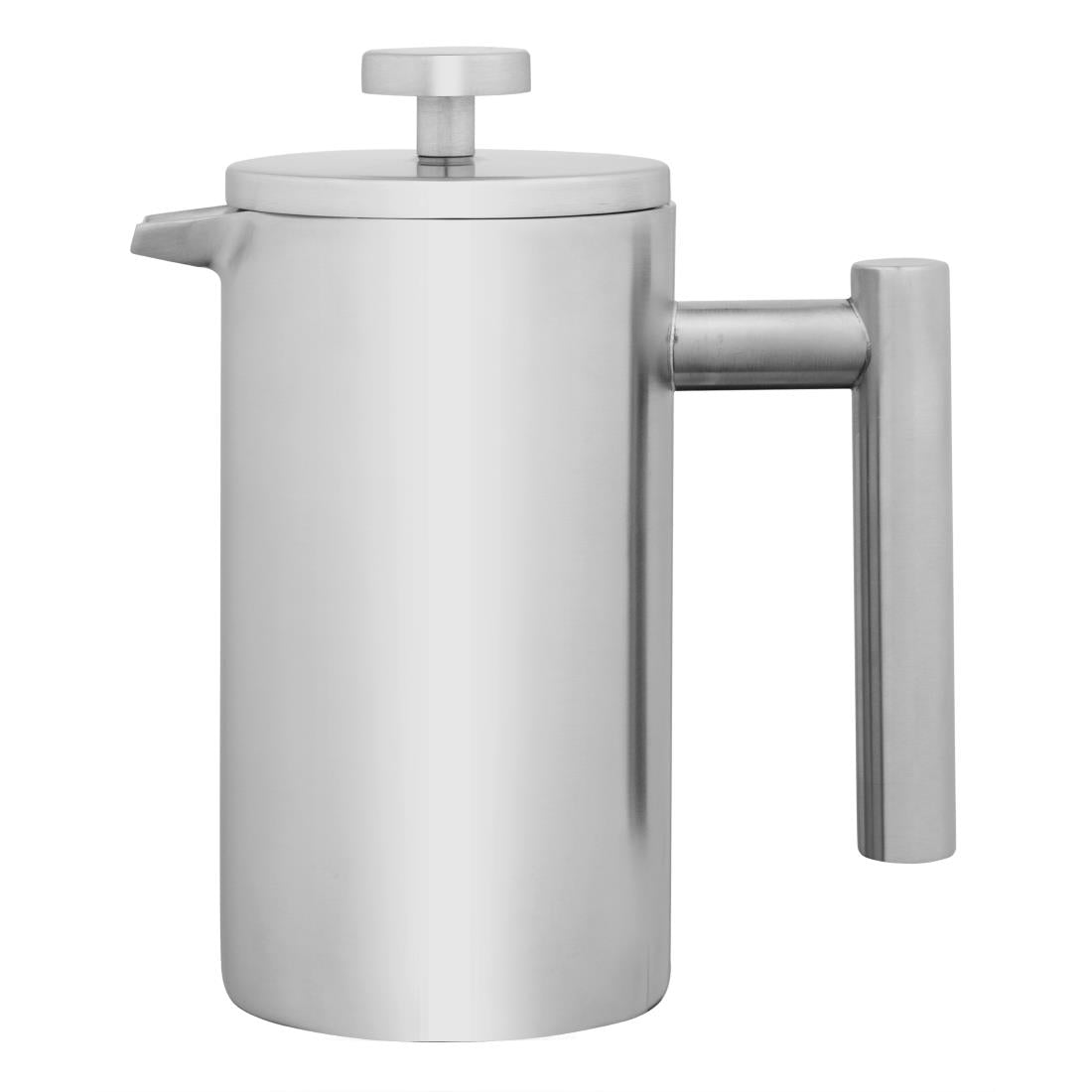 Olympia Insulated 3-Cup Cafetiere Matte Silver 350ml
