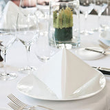Tork LinStyle Dinner Napkins White 400x400mm (12 Pack)