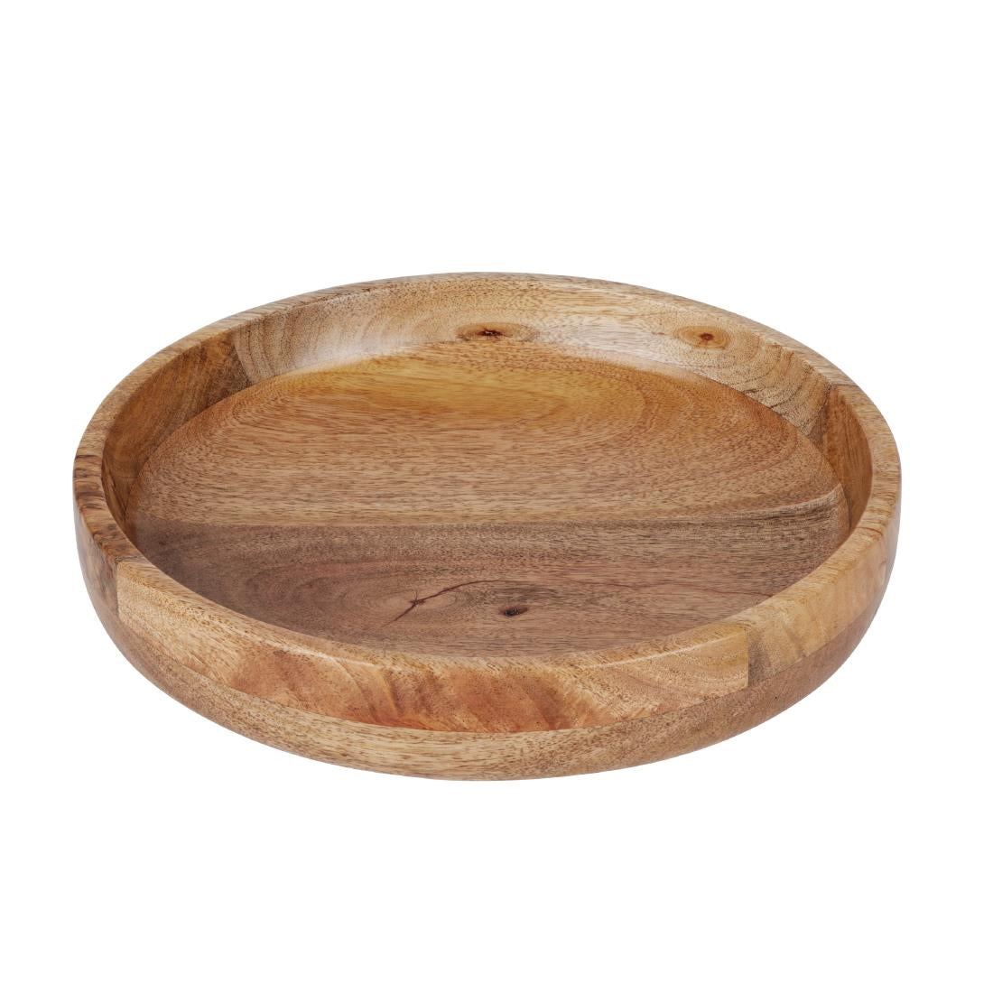 Olympia Mango Wood Round Display Tray 300mm
