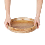 Olympia Mango Wood Round Display Tray 300mm