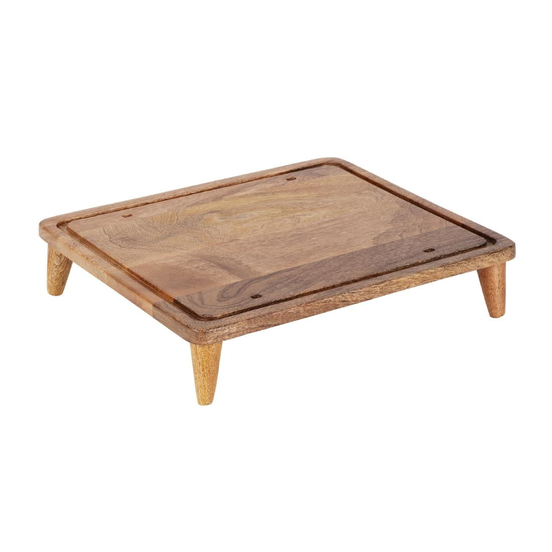 Olympia Mango Wood Standing Tray GN 1/2