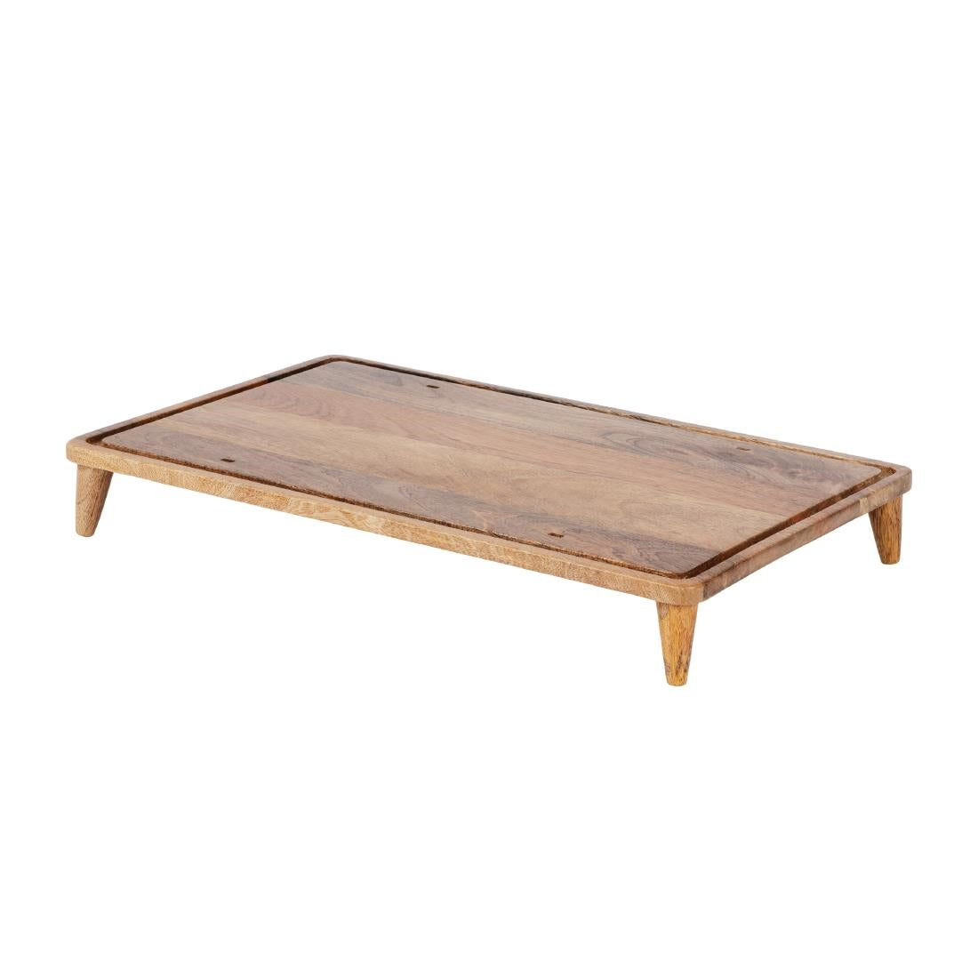 Olympia Mango Wood Standing Tray GN 1/1
