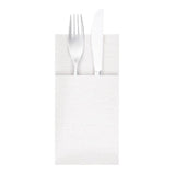 Tork LinStyle Cutlery Bag Napkins White (12 Pack)
