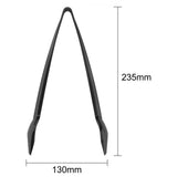 Vogue ABS Food Tongs Black 230mm