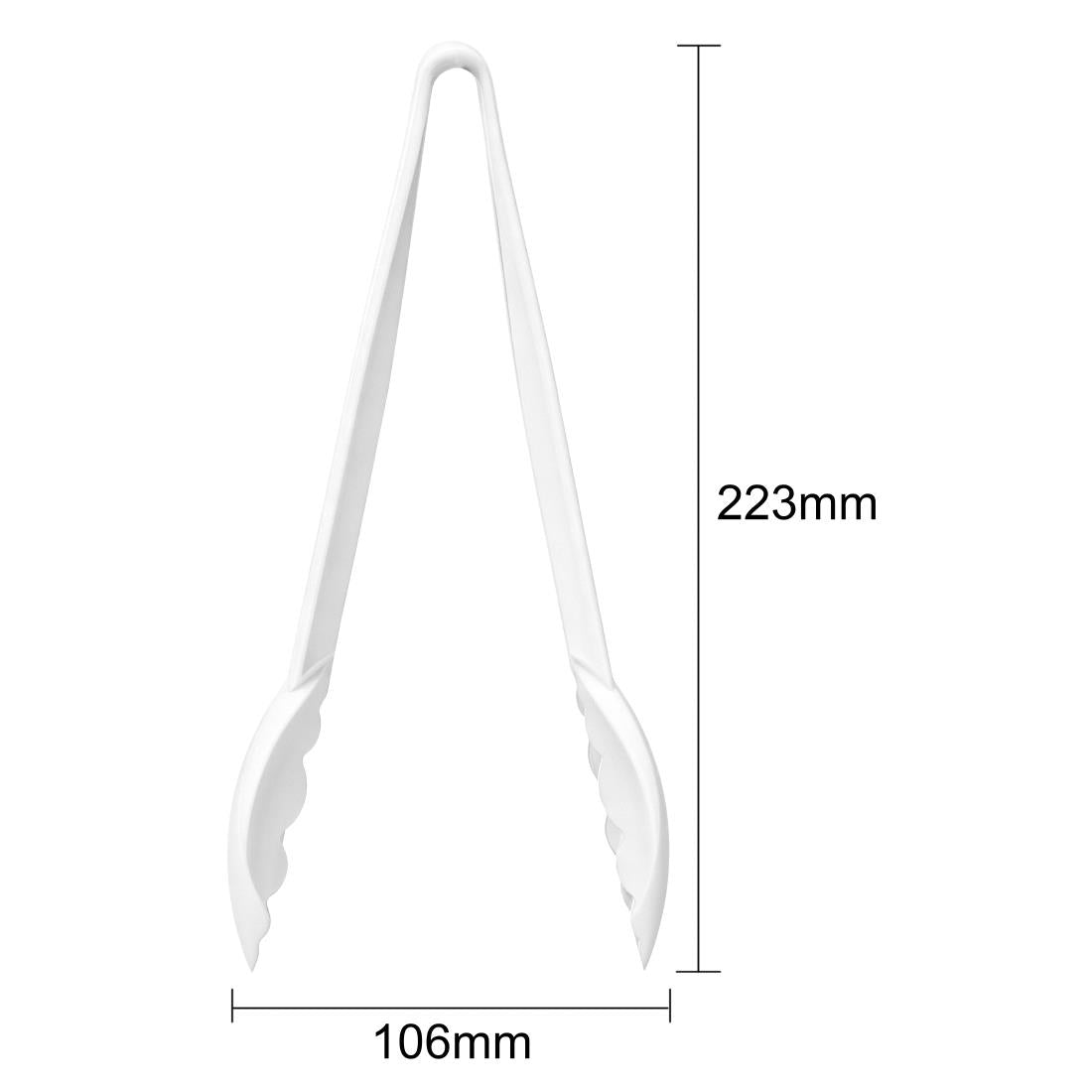 Vogue ABS Tongs White 230mm