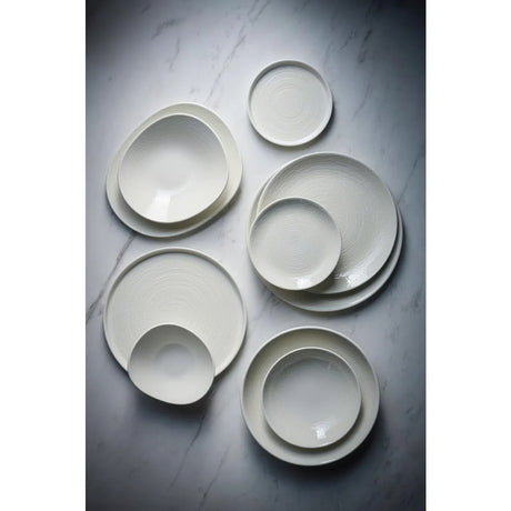 Churchill Inked Elements Profile Rimmed Plates Ice 261mm (12 Pack)