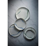 Churchill Tide Accents Walled Plates Green 260mm (6 Pack)