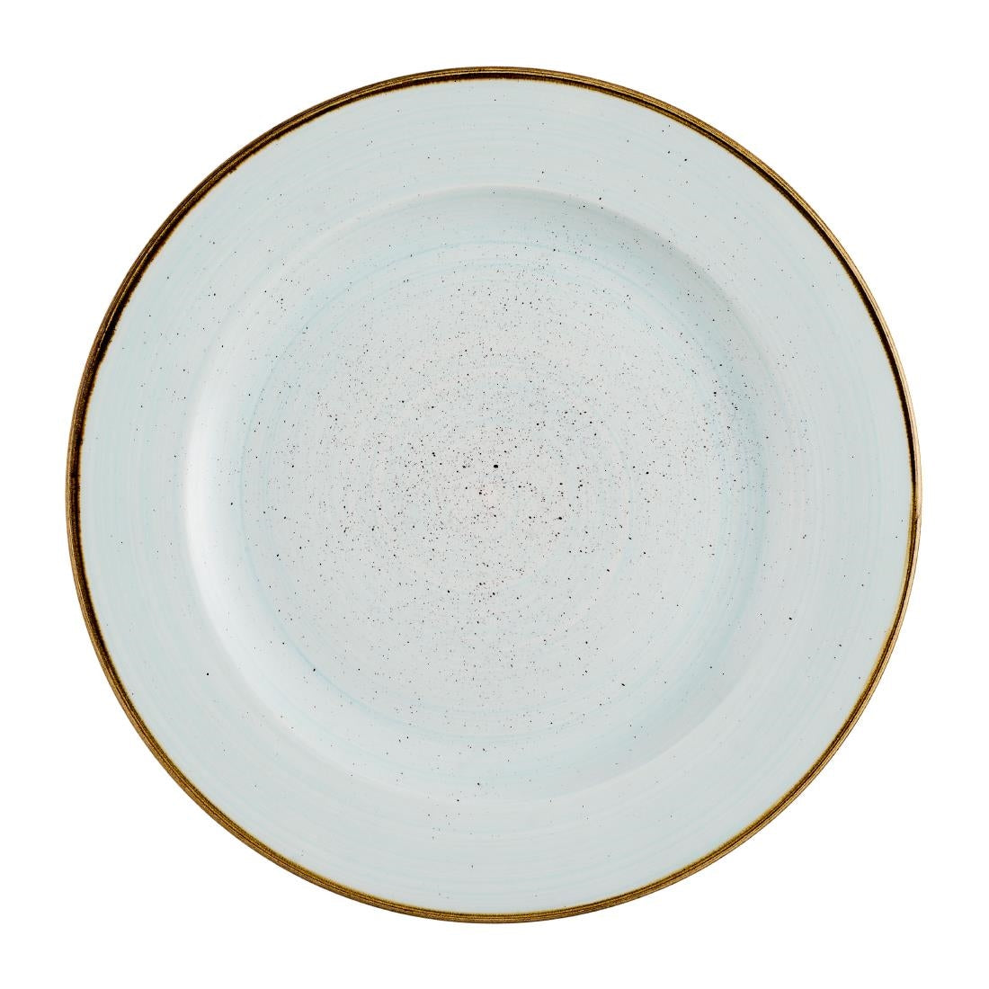 Churchill Stonecast Profile Rimmed Plates Duck Egg Blue 261mm (12 Pack)