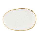 Churchill Stonecast Opal Platters Barley White 345x235mm (6 Pack)
