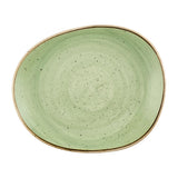 Churchill Stonecast Opal Plates Sage Green 280mm (12 Pack)
