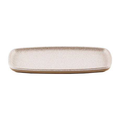 Churchill Emerge Oblong Trays Speckled White 300x147mm (6 Pack)