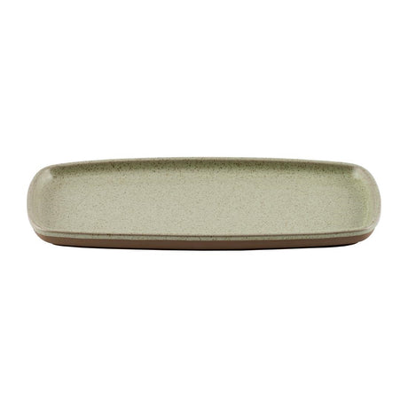 Churchill Emerge Oblong Trays Speckled Green 300x147mm (6 Pack)