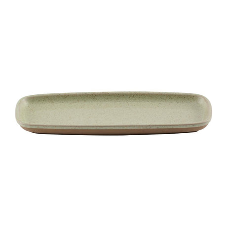 Churchill Emerge Oblong Trays Speckled Green 251x100mm (6 Pack)