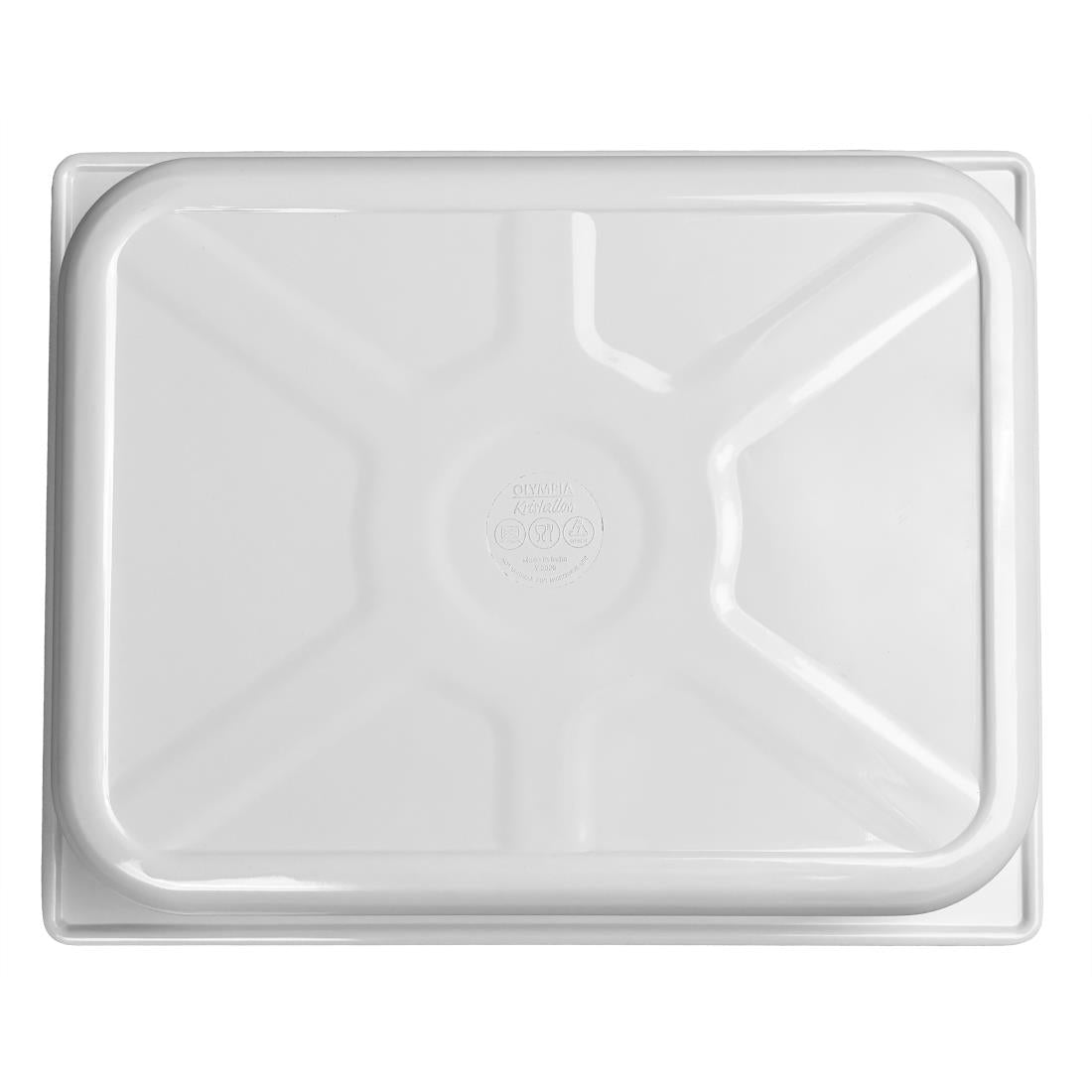 Olympia Kristallon Melamine Gastronorm Dish GN 1/2