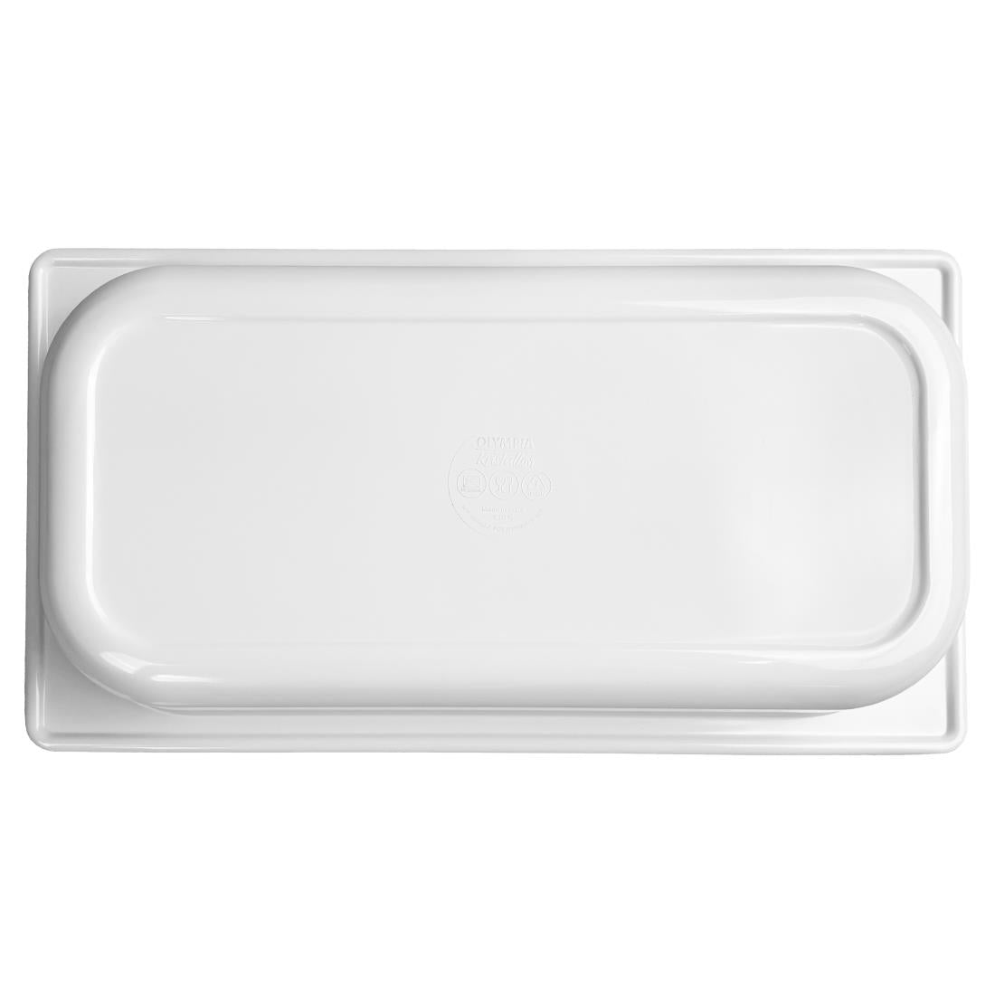 Olympia Kristallon Melamine Gastronorm Dish GN 1/3