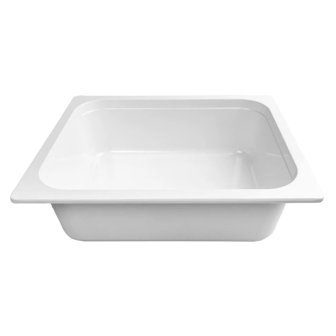 Olympia Kristallon Melamine Gastronorm Dish White GN 1/2