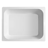 Olympia Kristallon Melamine Gastronorm Dish White GN 1/2