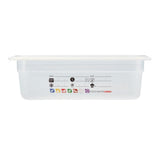 Cambro Safetrak IML Polypropylene Food Storage Container 1/1 GN 100mm