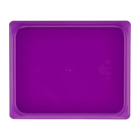 Cambro Safetrak IML Polypropylene Seal Lid Purple 1/2 GN