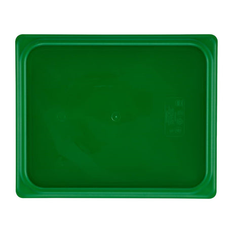 Cambro Safetrak IML Polypropylene Seal Lid Green 1/2 GN