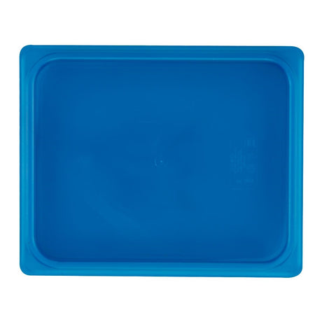 Cambro Safetrak IML Polypropylene Seal Lid Blue 1/2 GN