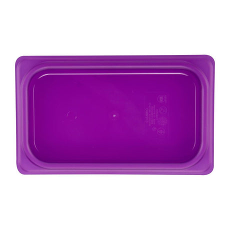 Cambro Safetrak IML Polypropylene Seal Lid Purple 1/4 GN